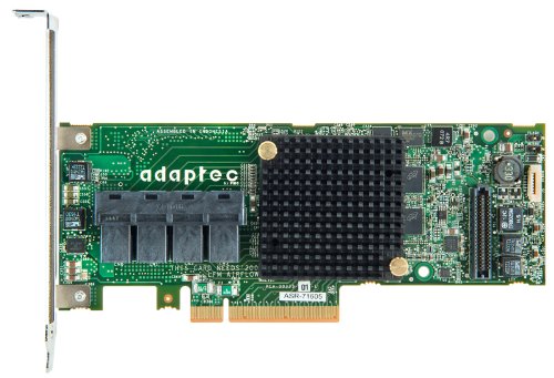 Controlador RAID ADAPTEC 71605 PCI Express x8 3.0 6 Gbit/s Adaptec - Placas e adaptadores de interface de computador - sata iii, pci express x8, 3.0, 6 gbit/s, raid