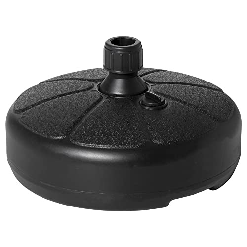 Base para Chapéu de Sol Outsunny | Diâmetro: 38cm - Preto Outsunny - Bases para guarda-sóis de exterior - 38 cm, preto