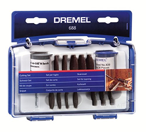 Lixadora DREMEL 688 (Compatibilidade: Multizonas) Dremel - Acessórios para brocas e parafusadeiras - compatibilidade multizonas, 6 acessórios, 0,2 kg