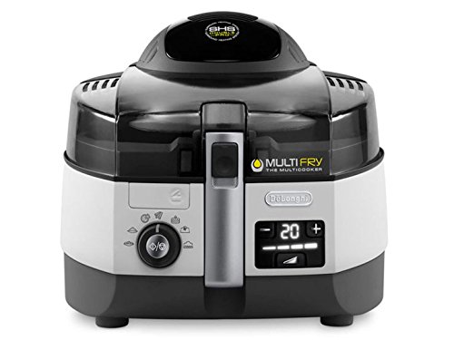 DeLonghi FH1394/2 MultiFry Extra Chef 1.7L Preto, Prateado DELONGHI - Fritadeiras - 1.7l, 1400W, 4 programas, grellha