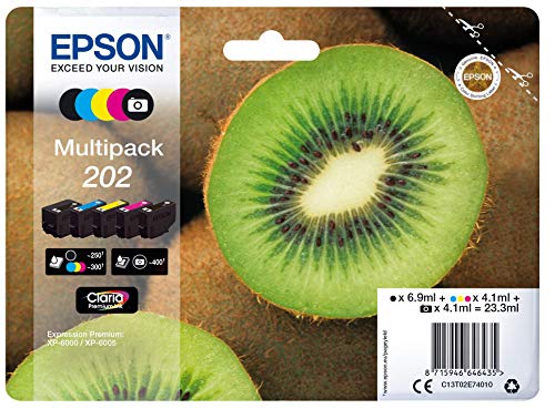 Tinteiro EPSON C13T02W240 Preto, Ciano, Magenta, Amarelo Epson - Cartuchos de toner e jato de tinta - epson, c13t02w240, preto, ciano, magenta, amarelo, pigmentos