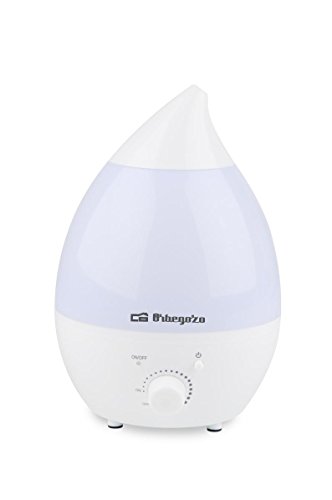 Humidificador ORBEGOZO HU 2013 (1.3 L) Orbegozo - Aquecimento, ventilação e ar condicionado - 1.3 L, branco, rede elétrica