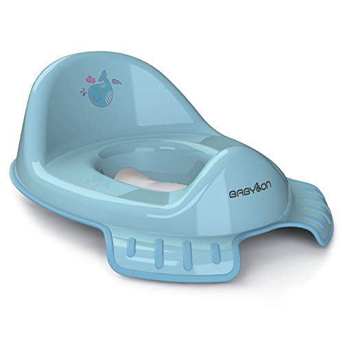 Tornozelo de WC BABYLON Flipper Azul (Recondicionado Como Novo) LLC Estetica - Móveis para bebês e crianças pequenas - inodoro, fácil de limpar, poliéster, azul
