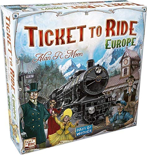Jogo de Tabuleiro DAYS OF WONDER Ticket To Ride (Idade Mínima Recomendada: 8 anos) Days of Wonder - Jogos de tabuleiro - estratégia, raciocínio rápido, construção ferroviária, cartas trens