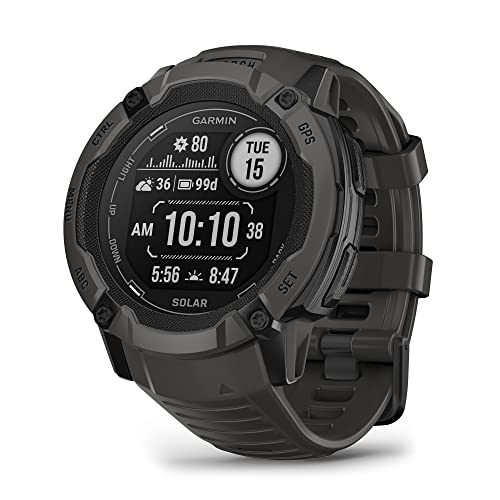 Relógio Desportivo GARMIN Instinct 2X Solar (Bluetooth - Até 40 dias de autonomia - Preto) Garmin - Monitores de atividade - resistente ao pó, resistente à água, bateria solar, até 40 dias de autonomia, gps multibanda