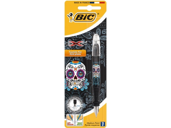 Esferográfica Bic Xpen Preto e Azul (Recondicionado Como Novo) BIC - Canetas - preto, azul, recondicionado, 20 cm
