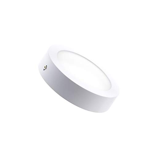 Plafon LED ROTRONDA 12W Ø170mm Branco Quente 2800K-3200K 40XØ170mm Alumínio LEDKIA LIGHTING - Luminárias Decorativas - 12w, 170mm, 2800K-3200K, branco quente
