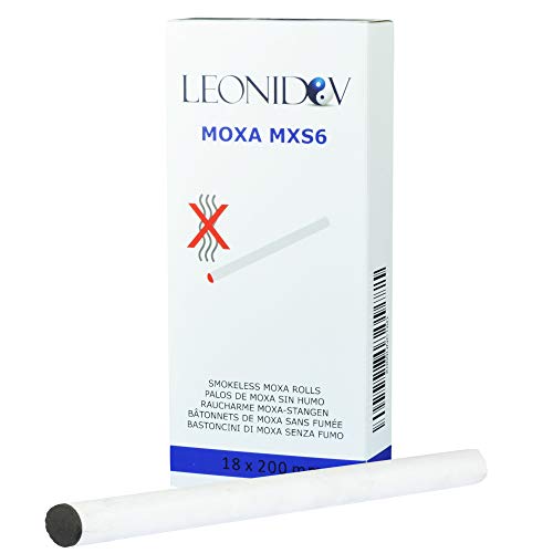 Palhas de Moxa Sem Fumo LEONIDOV 10 Unidades Leonidov - Agulhas de acupuntura - sem fumo, 10 unidades