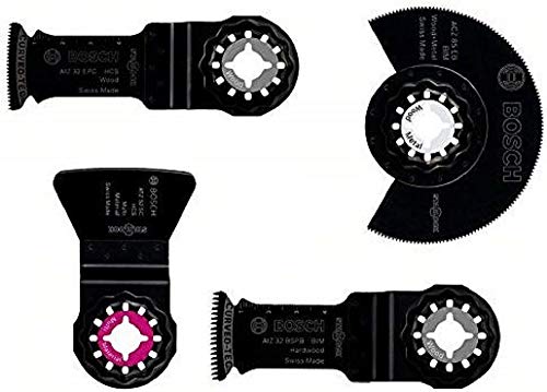 Acessório p/ Multiferramenta BOSCH 2 609 256 979 Bosch Professional - Acessórios para ferramentas - preto, metal, multiferramenta, 4 peças