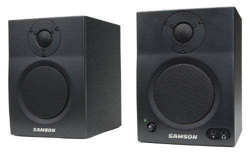 Coluna Bluetooth SAMSON MEDIAFONE BT4 (Preto - 20 W) Samson - Alto-falantes - 20 w, bluetooth, altifalantes, entrada RCA