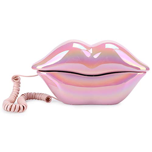 Telefone Fixo com Lábios 3D TONYSYAS (Rosa) Tonysa - Telefonia - telefone fixo, lábios 3d, rosa