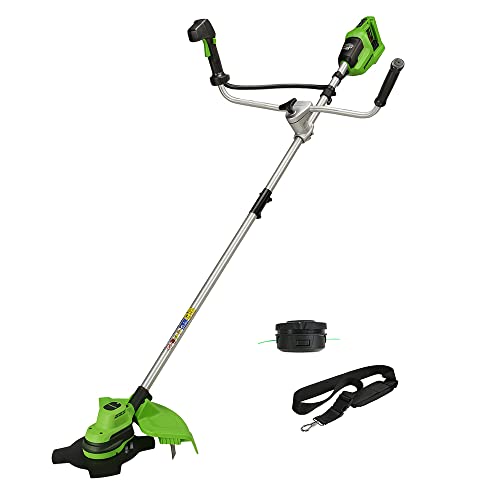 Corta-Relvas GREENWORKS 48 V (2 x 24 V) GREENWORKS - Cortadores de relva - 4,8 V, 2 x 24 V, 38 cm, 6200 rpm, litio