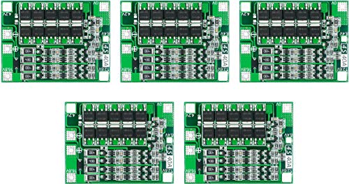 Pacote 5 Peças Bateria 18650 4S 40A Versão 14,8V 16,8V TECNOIOT - Baterias - pacote, 5 peças, bateria 18650, 4S, 40a, 14,8v, 16,8v