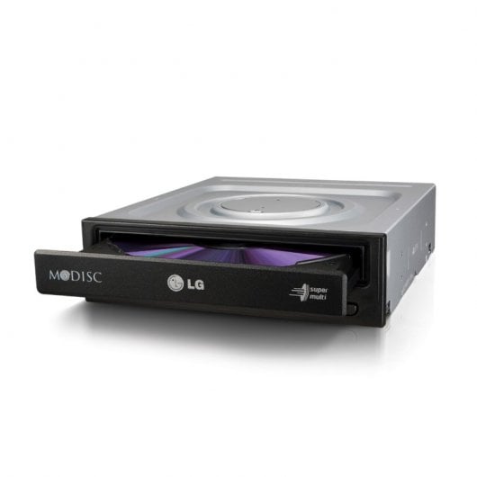 Gravador LG GH24NSB DVD±RW Preto (Acessório Imagem e Som) LG - Unidades ópticas - dvd+rw, preto, drive ótica