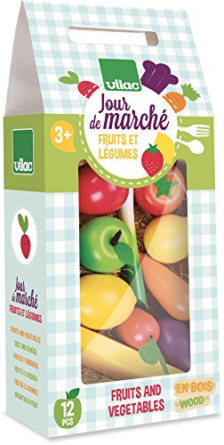 Jogo Didático VILAC Madeira (Idade Mínima Recomendada: 2 anos) VILAC - Brincadeira de faz de conta - didático, madeira, cores, formas