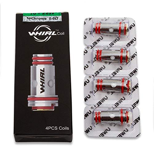 Uwell Whirl 0,6 Ohm Coils Pack of 4 UWELL - Acessórios de fumar - uwell whirl, 0.6 ohm, coils pack, 4 unidades