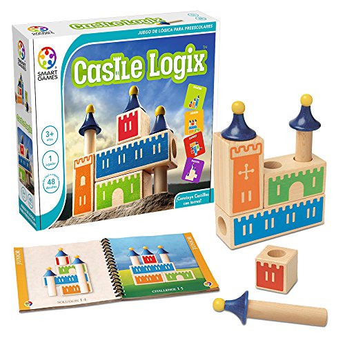 Jogo de Tabuleiro SMARTGAMES Castle Logix (Idade Mínima Recomendada: 6 anos) Smart Games - Quebra-cabeças - jogo de tabuleiro, lógica, raciocínio, 6 anos