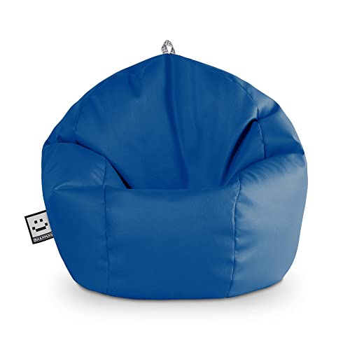 Pelota de Futebol HAPPEERS Puff (Azul - 35 cm) HAPPERS - Conjuntos de móveis - azul, 35 cm