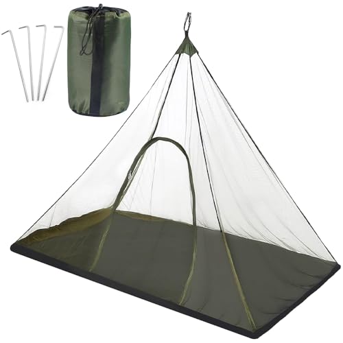 Mosquiteira Caredgo 220*120*100Cm Verde CAREDGO 20240226073 - Agricultura - poliéster, 220x120x100cm, verde