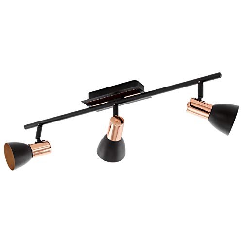 Candeeiro Suspenso EGLO Barnham (Preto - E27 - 1 x 60 W - Aço) EGLO - Luminárias de teto - suspensão, e27, 60W, aço preto