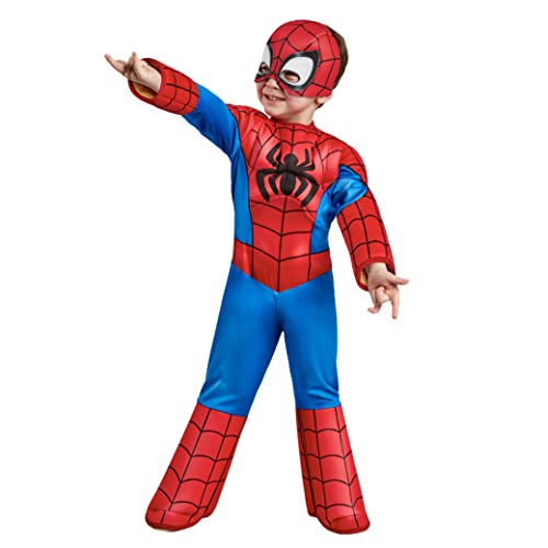 Fato de Menino DISFRAZZES Spiderman Vermelho E Preto (Tam: 3 a 4 anos) Rubies - Fantasias - fato, menino, Spiderman, vermelho, preto