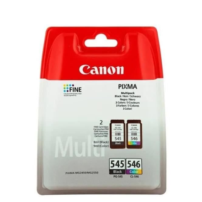 Tinteiro CANON PGI-545/CLI-546 BK/C/MY Combo (2078C005) Canon - Cartuchos de toner e jato de tinta - canon, pigmento, jato de tinta, preto ciano magenta