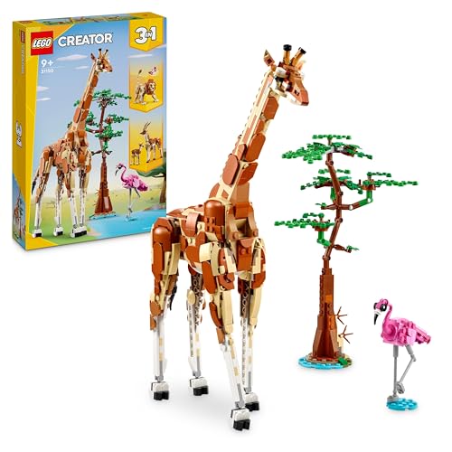 LEGO Creator Safari Animals (Idade Mínima Recomendada: 9 anos) LEGO - Brinquedos - safari, animais, jirafa, elefante, leão
