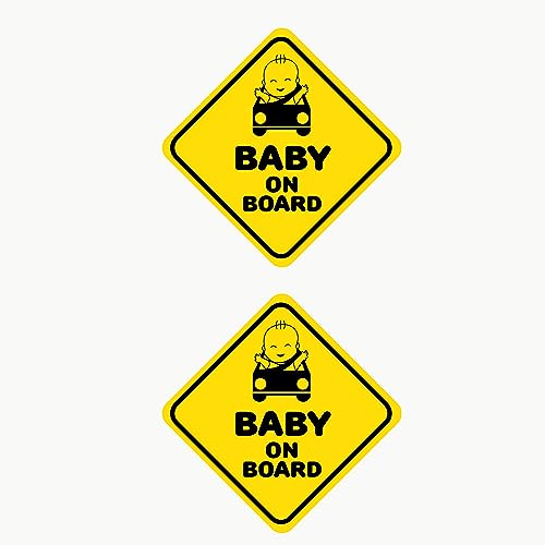 Autodomy Baby on board bebe a bords baby in car pack 2 unidades Autodomy - Materiais de arte e artesanato - autodomia, bebé, carro
