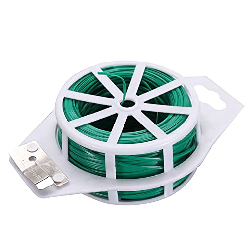 Armação AUVSTAR 100M Verde (Cinzento - 1.5x20cm) auvstar - Gaiolas e suportes para plantas - cinzento, pvc, durável, 1.5x20cm