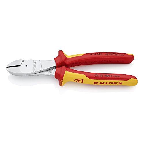 Knipex 74 06 200 alicate Alicates de corte diagonal KNIPEX - Ferramentas para fios e cabos - ferragem, resistente à corrosão, 6 cm, 5 dentes, alicate de corte diagonal