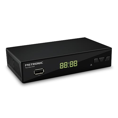 Receptor de TV METRONIC SAT 4 HD (DVB-S2) METRONIC - Áudio - dvb-s2, hd, usb, time shift, multimédia