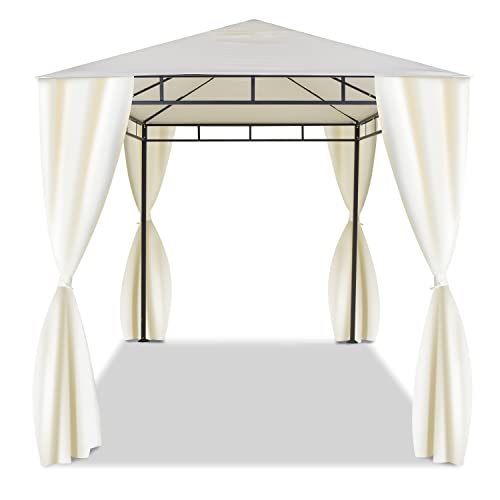 Pérgola Outsunny com Cobertura de Jardim 3x2m | Aço Forjado - Castanho franchinishop - Móveis de exterior - aço forjado, castanho, 320x220x248cm, 180g/m², 25kg