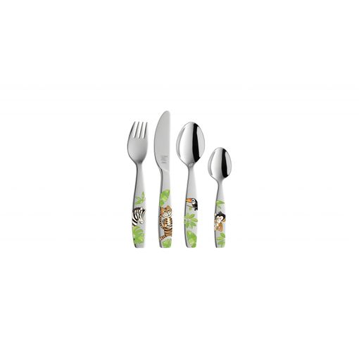 Conjunto de Talheres para Crianças ZWILLING 07135-210-0 ZWILLING - Jogos de talheres - 4 peças, aço inoxidável, resistente à corrosão, ponta arredondada