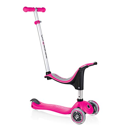 Trotinete GLOBBER Go Up Sporty (Rosa - Idade Mínima: 5 Anos) Globber - Patinetes elétricos - assento ajustável, scooter elétrico, manípulo ajustável, botão de bloqueio