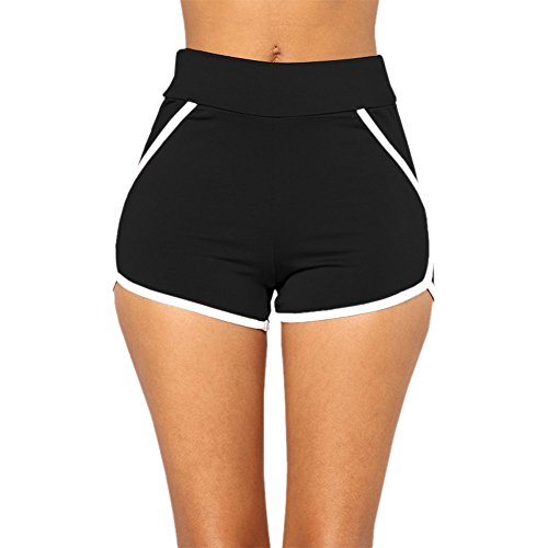 Calções para Mulher VPASS MAYAS Spandex Preto para Fitness (L) VPASS Mujer Pantalones - Roupa - spandex, fitness, preto, mulher