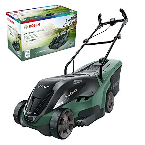 Corta-relvas Bosch UniversalRotak 36-550 | Verde (Ferramentas de Jardim) Bosch - Ferramentas elétricas multifuncionais - bateria, 4 ah, 550 m2, 36 cm