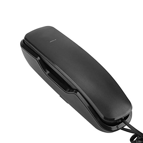 Telefone fixo com fio e cabo de parede Branco, Preto (Telefone Sem Fios) Eboxer - Telefones com fios - fixo, cabo de parede, cancelamento de ruído, re-marcagem
