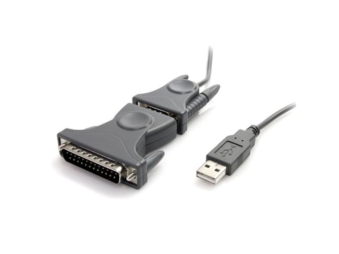 Cabo Adaptador StarTech.com ICUSB232DB25 DB25 para USB-A Macho/Fêmea Preto STARTECH.COM - Acessórios de computador - usb a, db25, macho-macho, preto, 0.9m