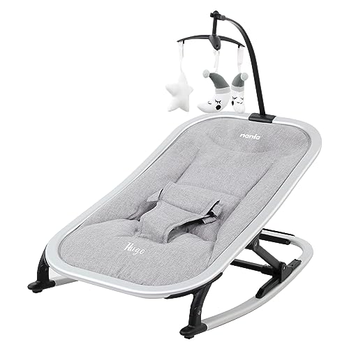 Migogo Hammock 0-6 Months Grey Metalizado TEAMTEX - Móveis para bebês e crianças pequenas - 0-6 meses, cinza metalizado