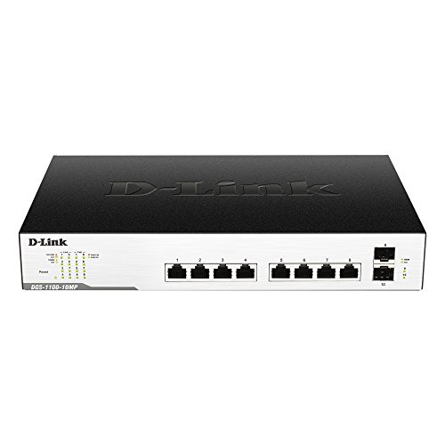 Switch D-LINK DGS-1100-10MP L3 10/100/1000 D-Link - Concentradores e comutadores - Switch, d-link, dgs-1100-10mp, l3, 10/100/1000