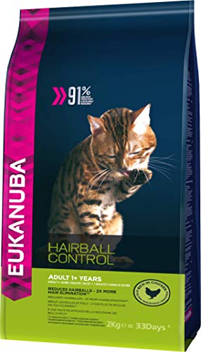 Ração para Gatos EUKANUBA (2 Kg - Seca - Adulto - Sabor: Frango) EUKANUBA - Ração para cães - 2 kg, seca, adulto, frango