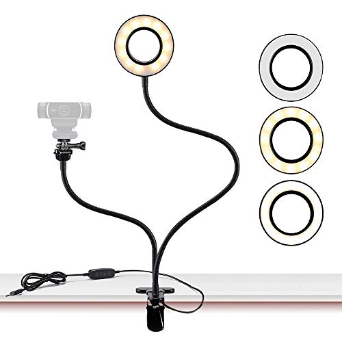 Suporte para Webcam LOGITECH 939-001044 (Prateado) AIYIZON - Iluminação de estúdio & flashes - alumínio, prateado, compatível windows