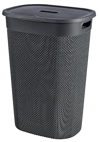 Cesto de Roupa Curver Cinzento 55L (Recondicionado Como Novo) Curver - Aparelhos de lavanderia - curver, cinzento, 55L, recondicionado