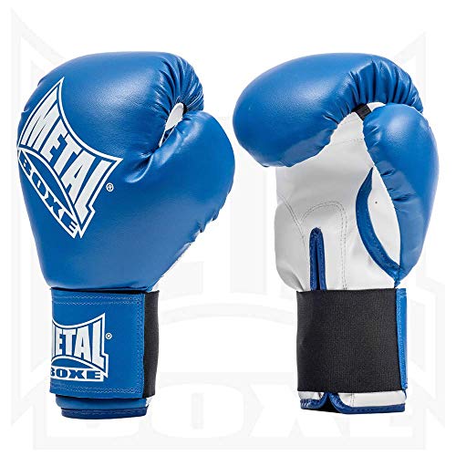 Luvas de Boxe METAL BOXE PB480 (Tamanho Único) ATTITUDE FIGHT - Equipamento de proteção para boxe e artes marciais - espuma, poliuretano, velcro, alta qualidade