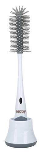 Escova Limpeza NUBY Para Biberões (0-6 meses) Nuby UK - Escovas de limpeza - silicone, 0-6 meses, lavável, pega