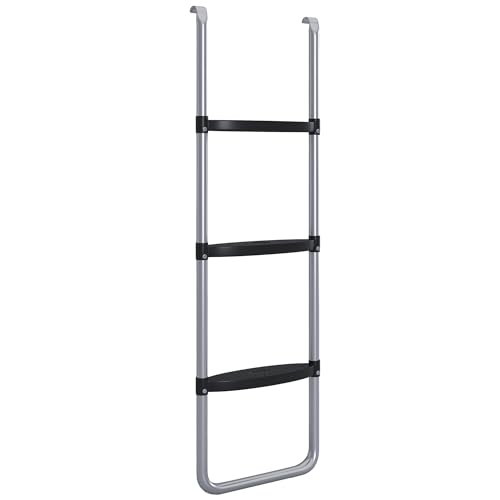Escala de trampolim de aço SPORTNOW (110 x 32 cm) sportnow - Trampolins - aço, 110 x 32 cm