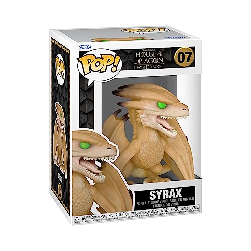 Figura FUNKO Pop! Tv: Hotd-Syrax (Princess Rhaenyra'S Dragon) Funko - Brinquedos - vinil, rígida, 9 cm, game of thrones