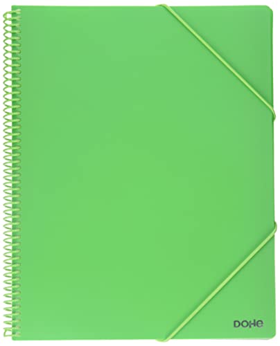 Pasta Organizadora SPIRAL NOTEBOOK 30 bolsas (A4) DOHE - Pastas e capas de relatório - espiral, 30 bolsas, ganchos elásticos, tampa de polipropileno
