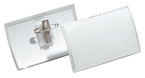 Porta-Badges DURABLE Click Fold com Suporte Combinado Durable - Porta-crachás e porta-bilhetes - porta-badges, durável, click fold, suporte combinado, polipropileno, inox