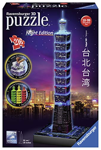 Puzzle RAVENSBURGER 11149 7 (Idade Mínima Recomendada: 12 anos) Ravensburger - Quebra-cabeças de encaixar - puzzle, 3D, ravensburger, 11149, 7 peças,  Taipei